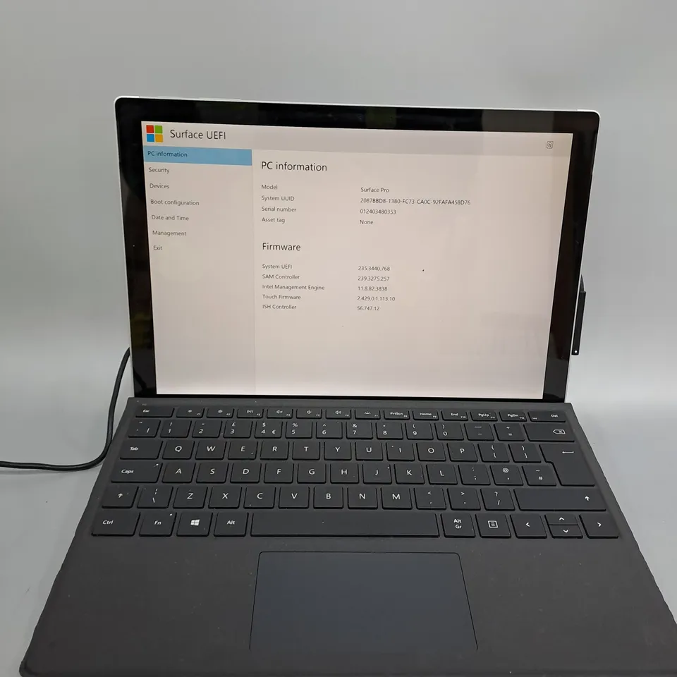 MICROSOFT SURFACE PRO 7 CORE I5