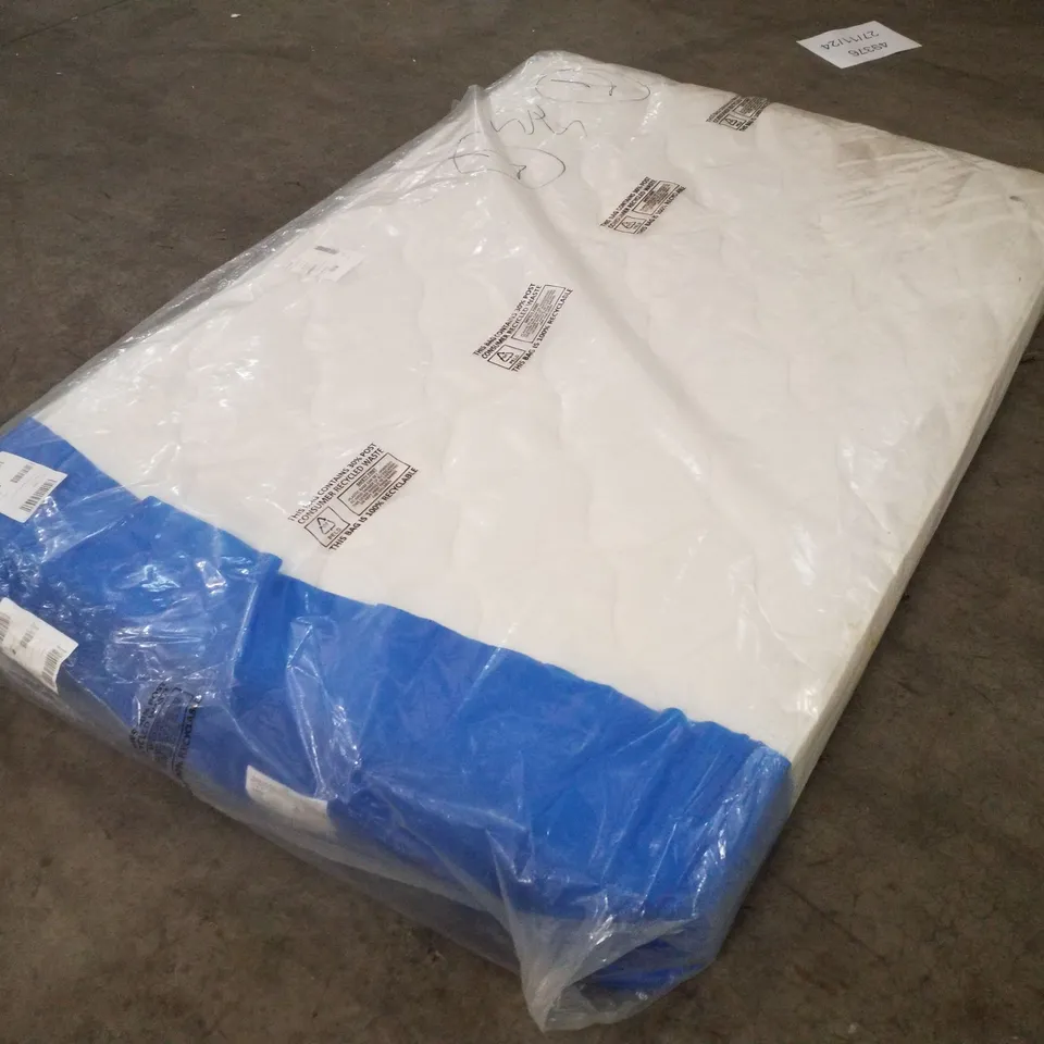 QUALITY BAGGED DOUBLE 135cm AIRSPRUNG MEMORY FOAM COMFORT MATTRESS RRP £699