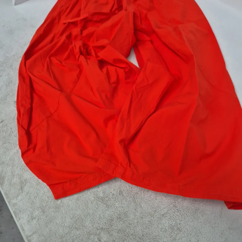 TOPSHOP RED WOMEN'S TROUSERS, UK SIZE 12