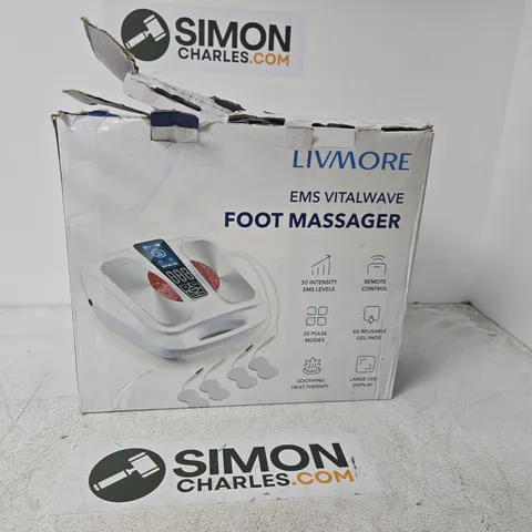 LIVMORE EMS VITALWAVE FOOT MASSAGER – BOXED