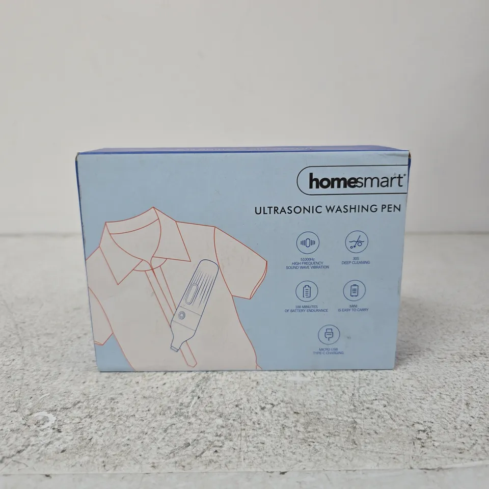 BOXED HOMESMART ULTRASONIC WASHING PEN IN GOLD TONE