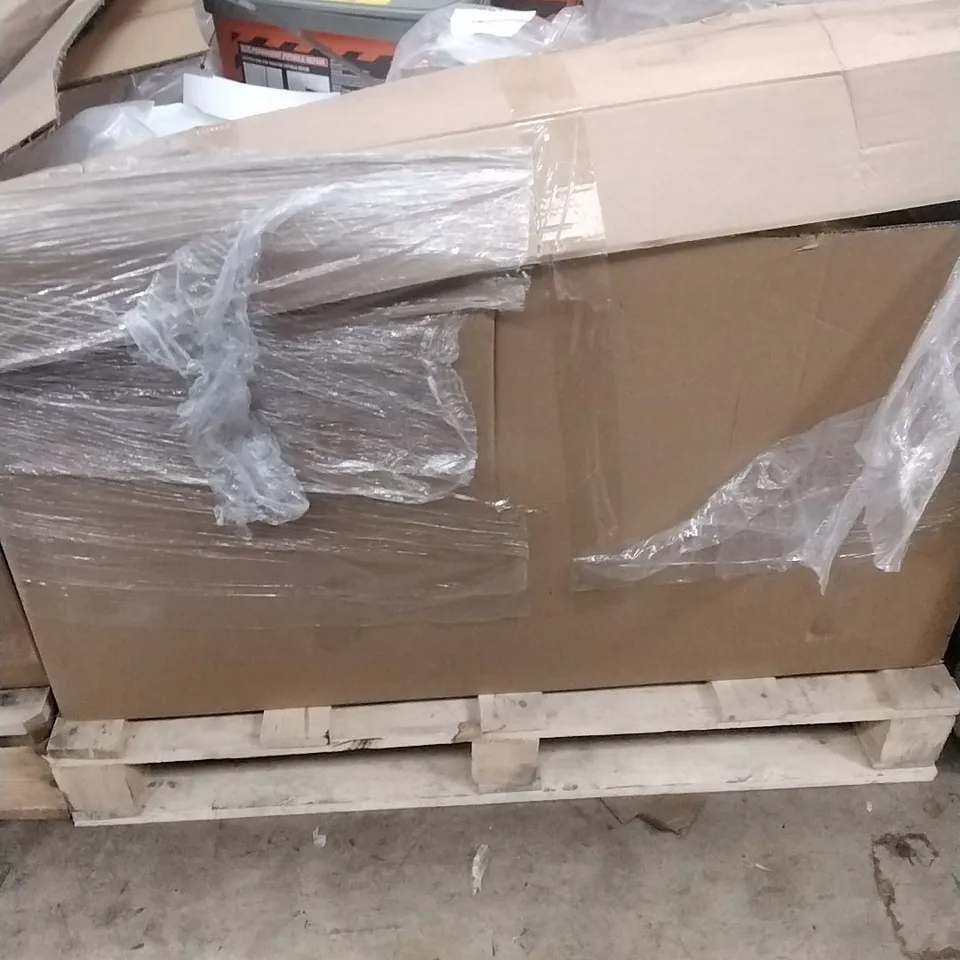PALLET OF ASSORTED DIY, HOME IMPROVEMENT AND BUILDING PRODUCTS TO INCLUDE; DAMP PROOF MEMBRANE, QUICK DRYING FILLER, PERMANENT POTHOLE REPAIR ETC