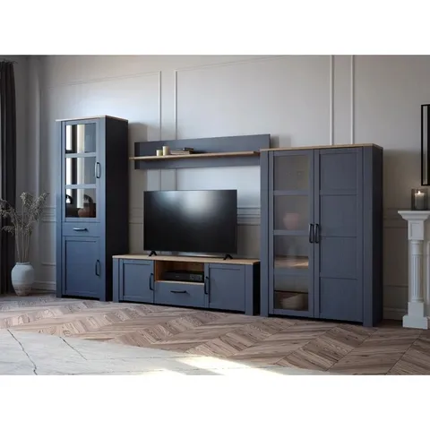 BOXED BOWMANVILLE ENTERTAINMENT UNIT FOR TVS UP TO 70" (7 BOXES)