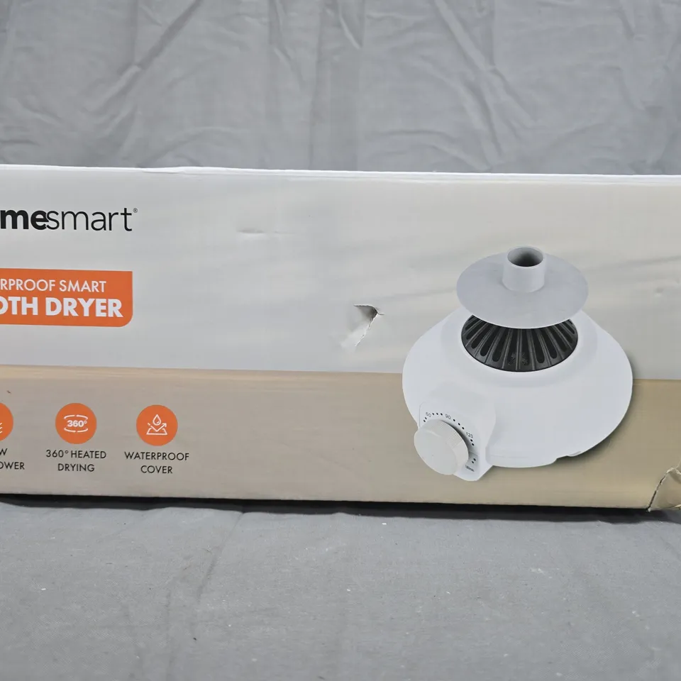 HOMESMART WATERPROOF SMART CLOTH DRYER – 900W, 360° HEATED DRYING