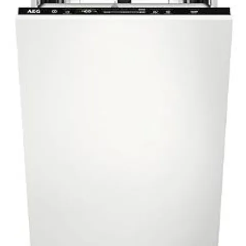BOXED AEG BUILT-IN SLIMLINE DISHWASHER FSE72507P BLACK