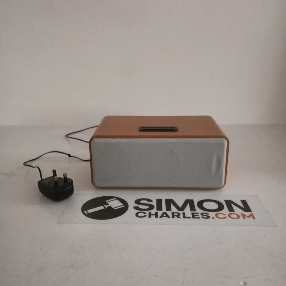PORTABLE BLUETOOTH SPEAKER – GREY FRONT