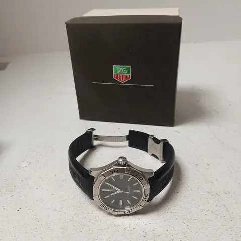BOXED TAG HEUER SPORTS WATCH WITH RUBBER STRAP – 300M WATER RESISTANCE 