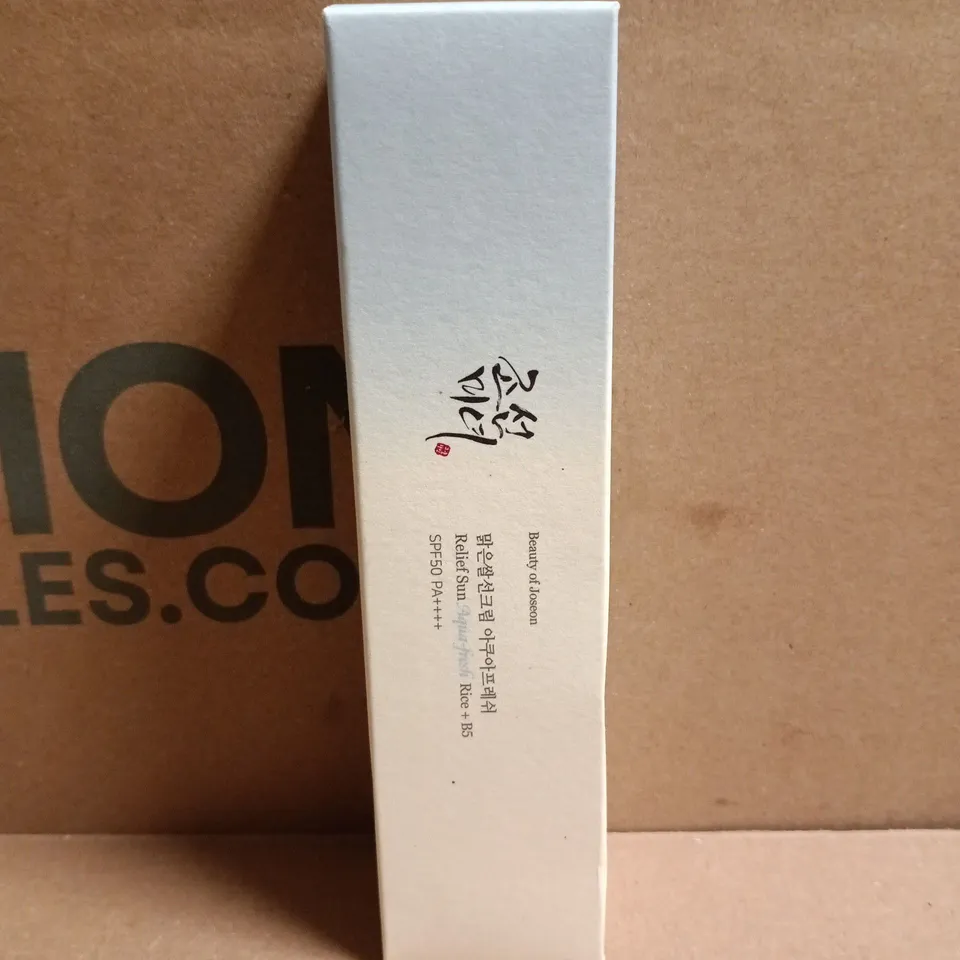 BEAUTY OF JOSEON RELIEF SUN AQUA-FRESH RICE + B5 (50ML)