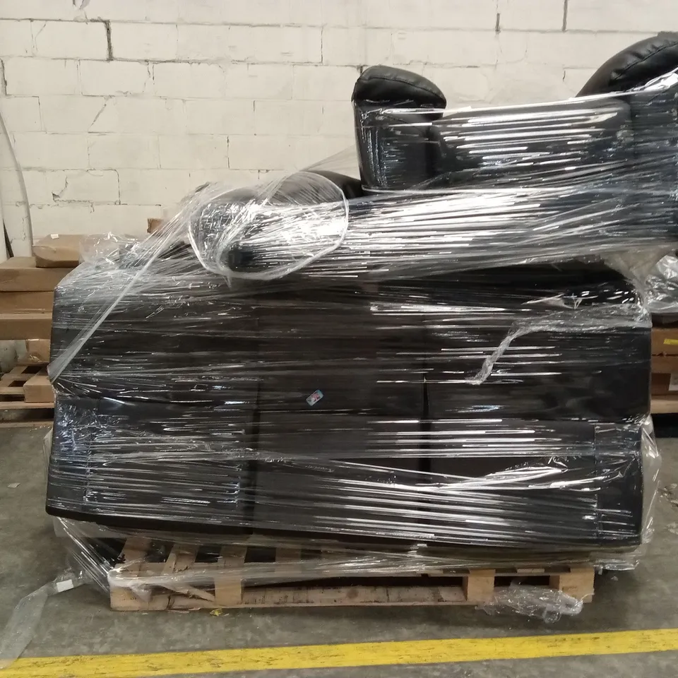 PALLET OF ASSORTED DAMAGED OR INCOMPLETE DESIGNER SOFAS