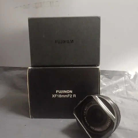 BOXED FUJIFILM FUJINON XF 18MM F/2 R LENS