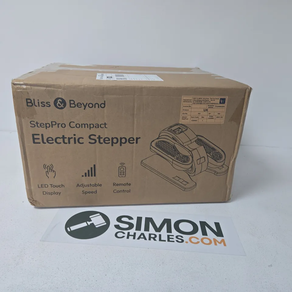 BLISS & BEYOND STEPPRO COMPACT ELECTRIC STEPPER – BOXED