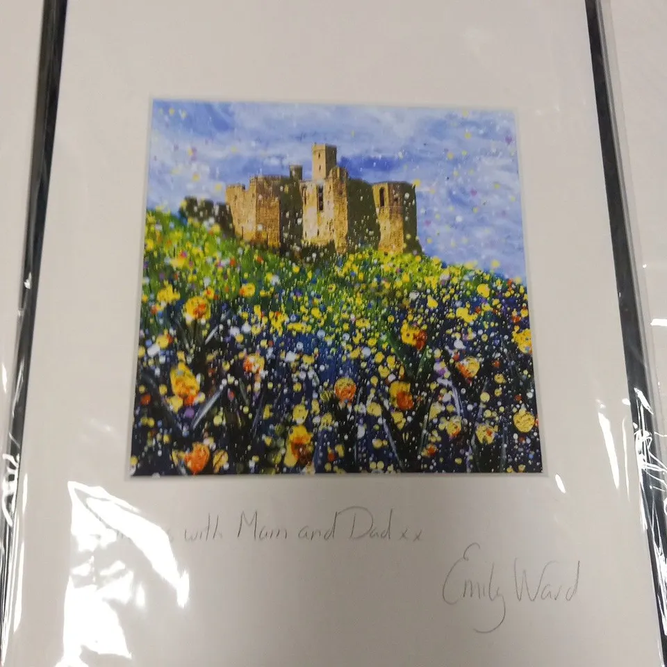 THREE ASSORTED SIGNED EMILY WARD PRINTS TO INCLUDE; BREATHTAKING, MEMORIES WITH MUM AND DAD AND ALWAYS WATCHING THE TIDES