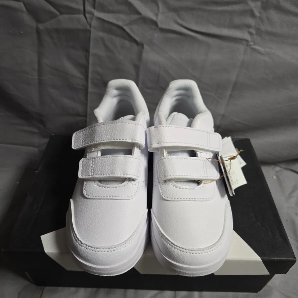 BOXED PAIR OF ADIDAS TENSAUR SPORT 2.0 TRAINERS - KIDS - -UK SIZE 11K