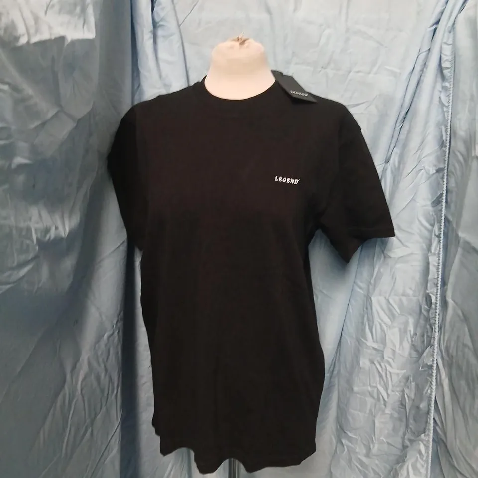 LEGEND PREMIUM BASICS T-SHIRT – BLACK – UK M