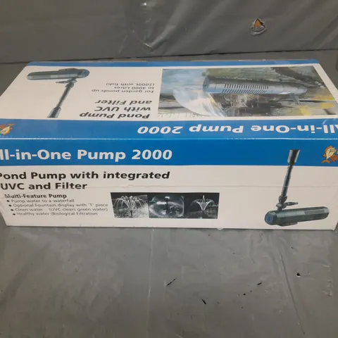 SEALED ALL-IN-ONE PUMP 2000
