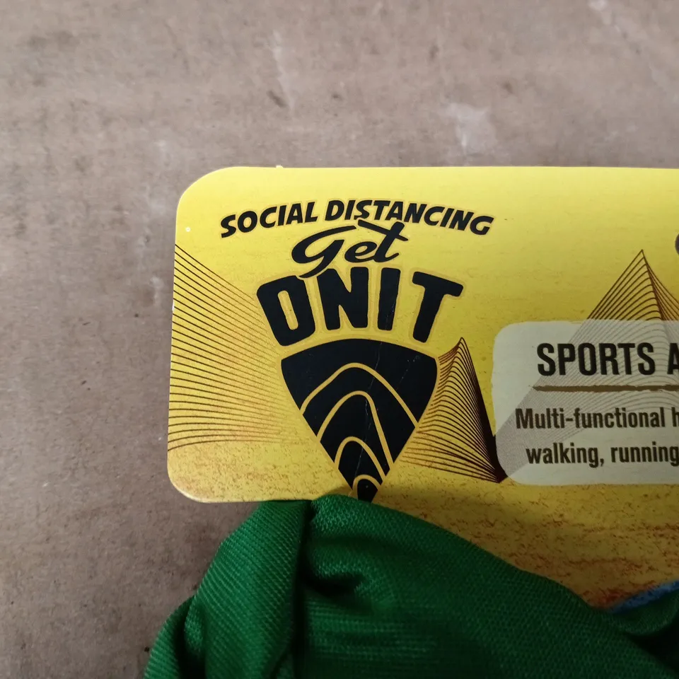 GET ON IT GREEN SNOOD – SPORTS & SOCIAL DISTANCING NECK WARMER