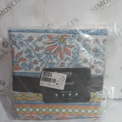 COZEE HOME SUPERSOFT DUVET SET - DOUBLE