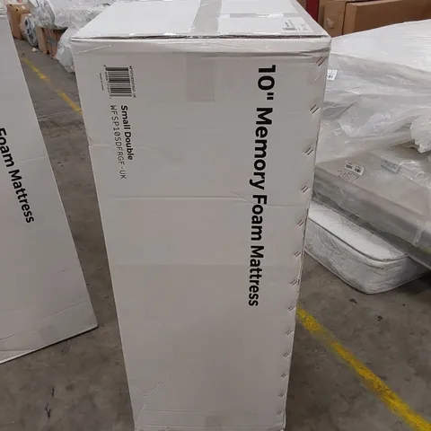 BOXED 10" MEMORY FOAM 4FT SMALL DOUBLE MATTRESS