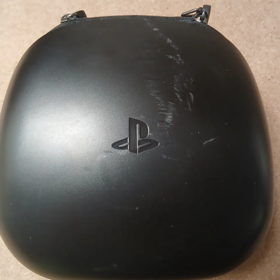 APPROXIMATELY 40 SONY PLAYSTATION HARD-SHELL CARRY CASE WITH FOAM INTERIOR (PS LOGO)