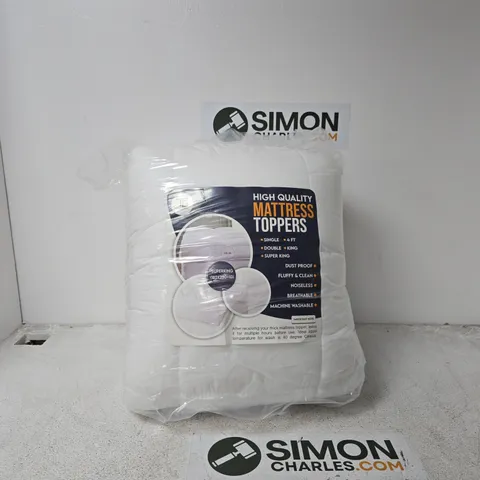 MATTRESS TOPPER – HIGH QUALITY, VACUUM-PACKED IN PLASTIC SUPER KING