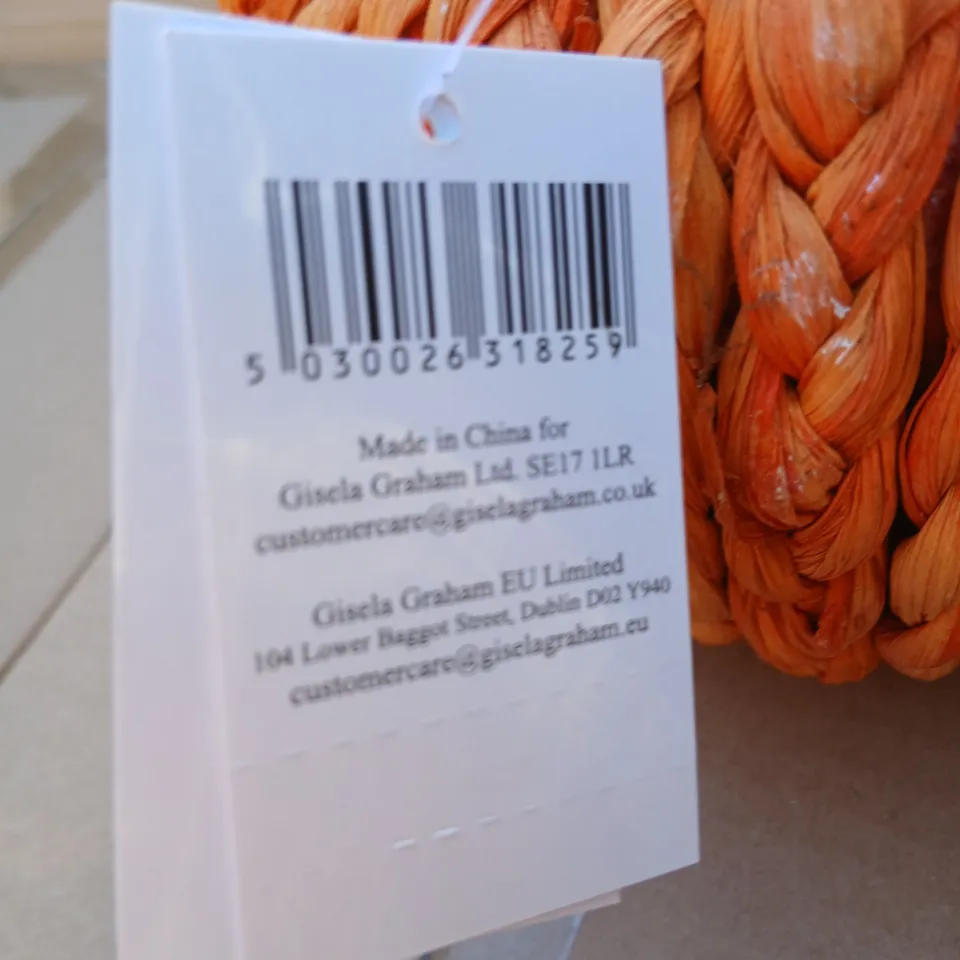 APPROXIMATELY 24 BRAND NEW GISELA GRAHAM LONDON PUMPKIN ORNAMENT