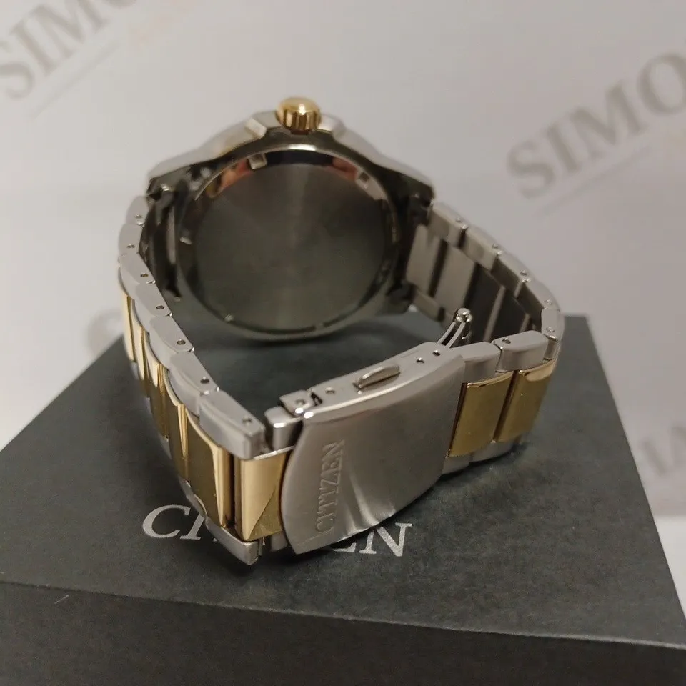 CITIZEN SILVER/GOLD EFFECT WATCH WITH BRACELET STRAP