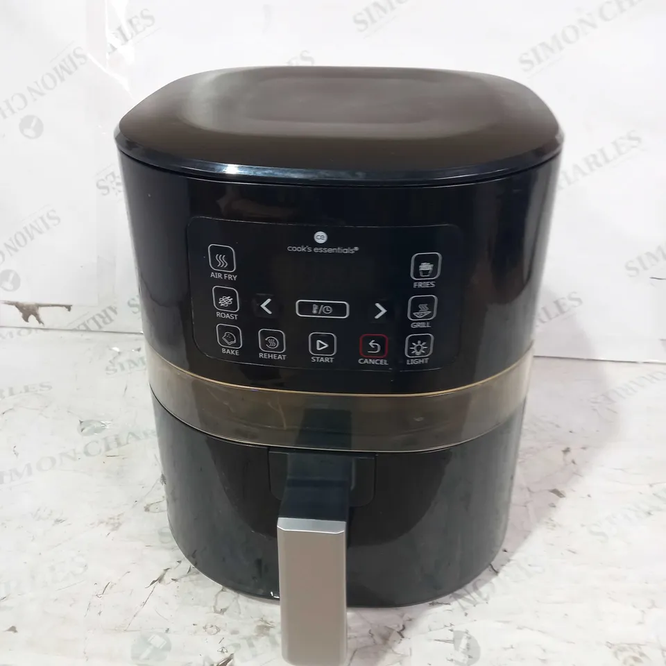 COOK'S ESSENTIALS 4.0L AIR FRYER - BLACK