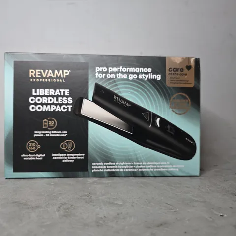 BOXED REVAMP LIBERATE CORDLESS COMPACT STRAIGHTENER ST-1700X-EU2