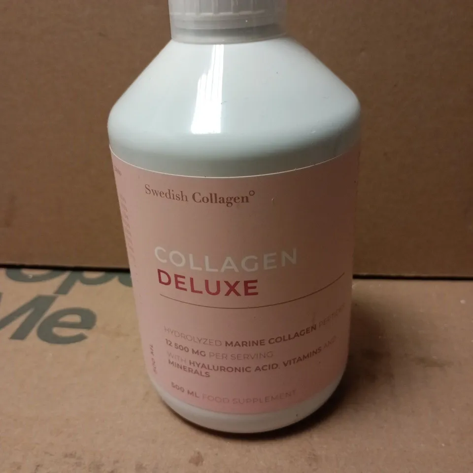 COLLAGEN DELUXE – HYDROLYSED MARINE COLLAGEN SUPPLEMENT, 500 ML