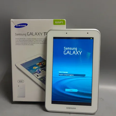 BOXED SAMSUNG GALAXY TAB2 7.0 8GB WHITE