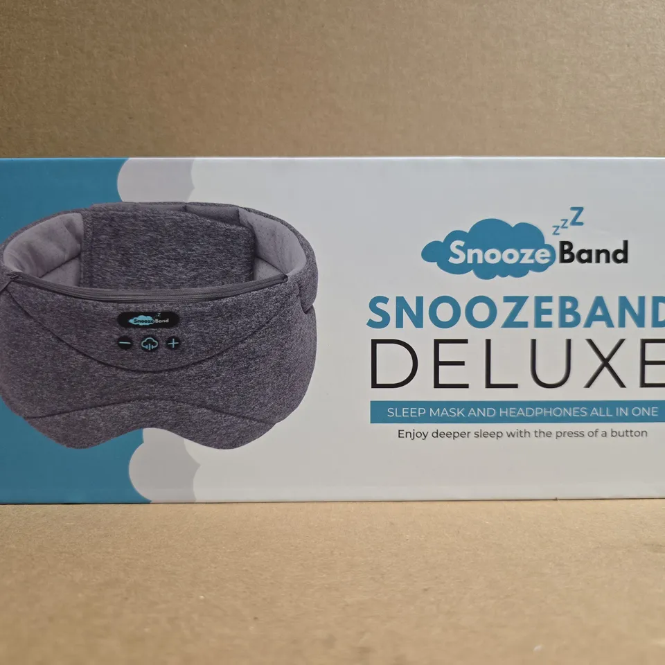 SNOOZEBAND DELUXE SLEEP MASK WITH HEADPHONES