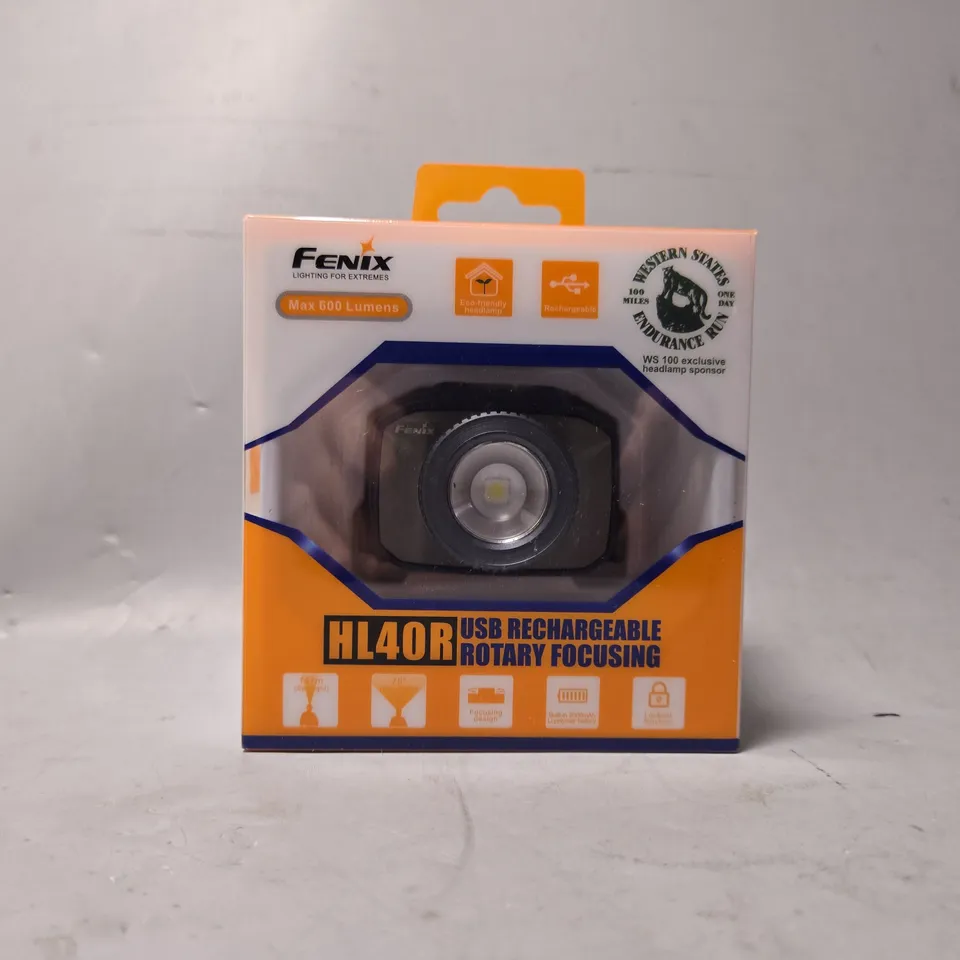 BOXED FENIX HL40R HEADLAMP