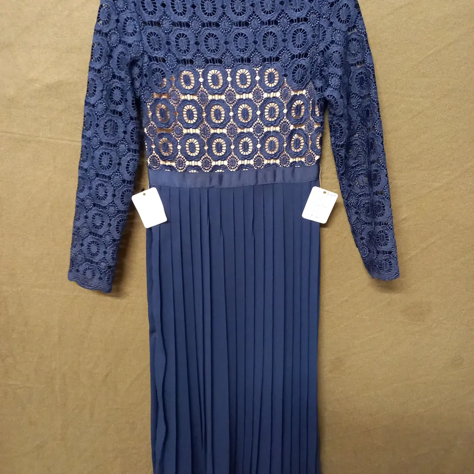 JITTERS NAVY OCCASIONAL DRESS - SIZE 8