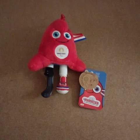 PARIS 2024 - PARALYMPIC MASCOT KEYCHAIN 10 CM