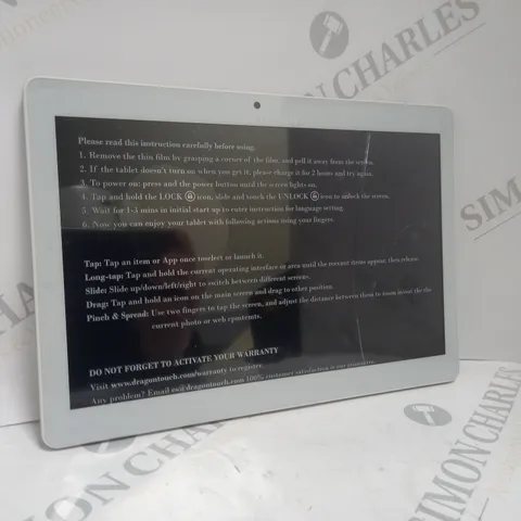 BOXED DRAGON TOUCH K10 TABLET