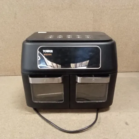 BOXED TOWER T17102 VORTX VIZION 11L DUAL AIR FRYER OVEN