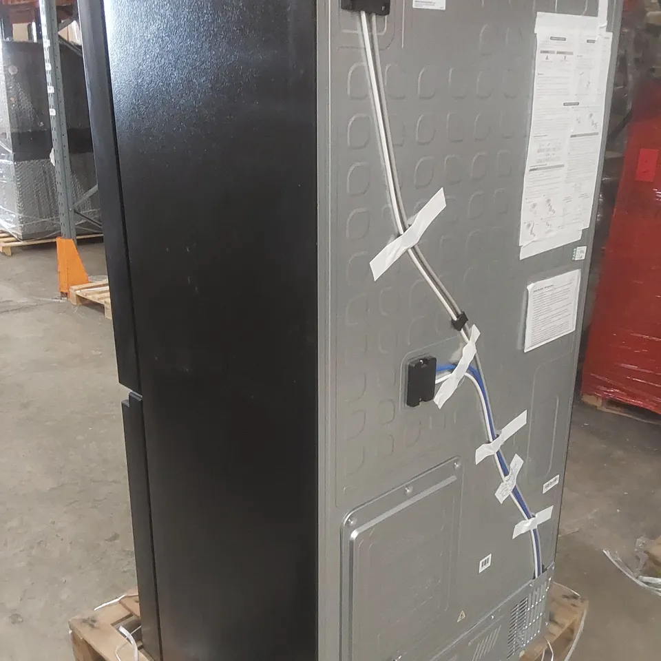 HISENSE PUREFLAT ECLIPSE RQ760N4IFE PLUMBED TOTAL NO FROST MULTI-DOOR AMERICAN FRIDGE FREEZER - BLACK - E RATED