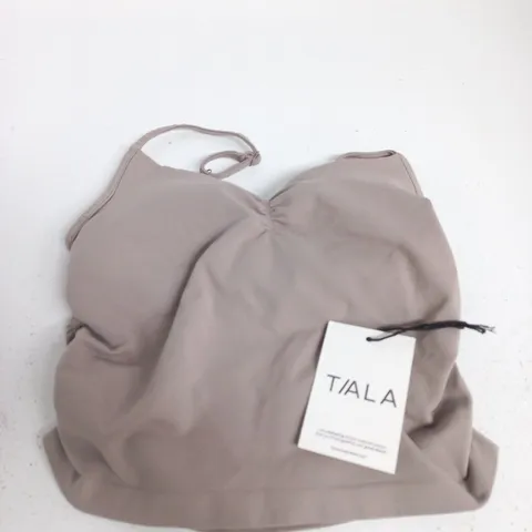 TALA SCULPT SEAMLESS RUCHED VEST – PEBBLE - S