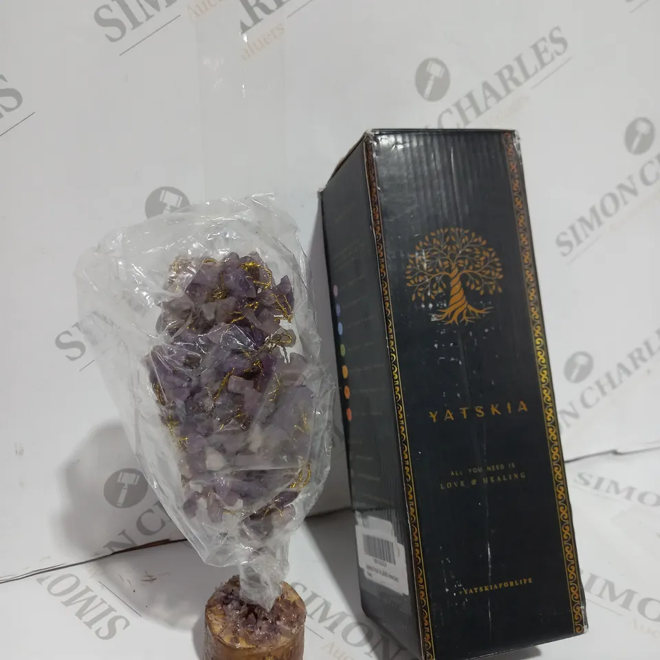 BOXED YATSKIA LOVE & HEALING CRYSTAL TREE 