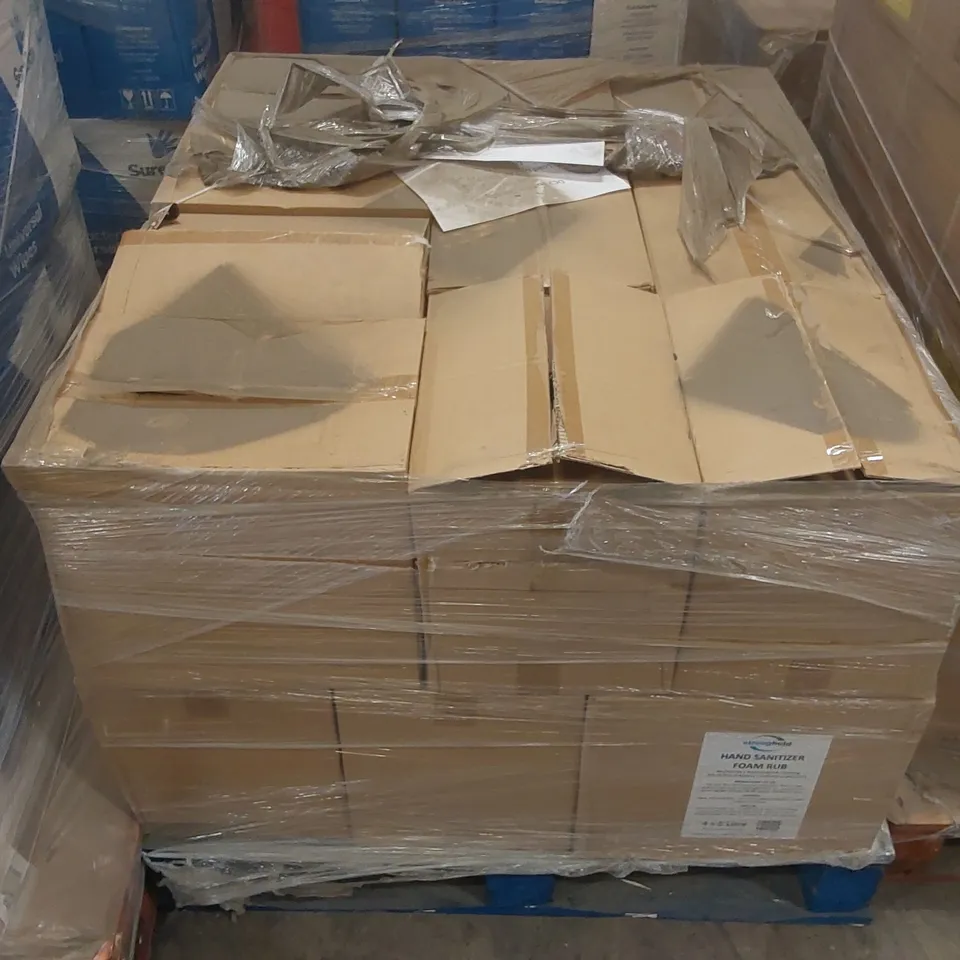 PALLET CONTAINING APPROXIMATELY 70x 5L STRONGHOLD HAND SANITIZER FOAM RUB
