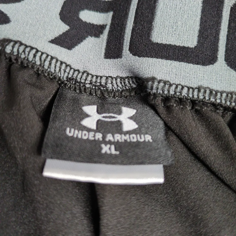 UNDER ARMOUR MEN'S TRAINING SHORTS – BLACK, HEATGEAR, SIZE XL