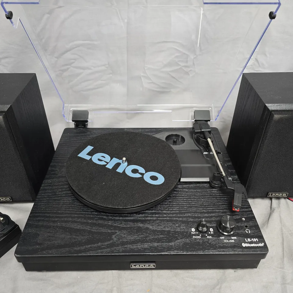 LENCO LS-101 BLUETOOTH TURNTABLE WITH SPEAKERS