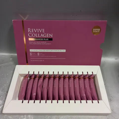BOXED REVIVE COLLAGEN PREMIUM LIQUID MARINE COLLAGEN DRINK SUPPLEMENT 14X22G