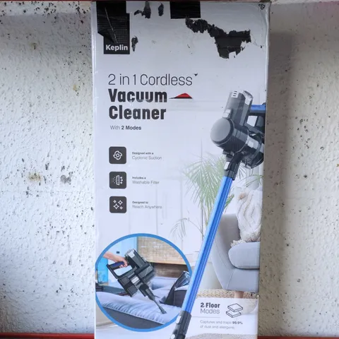 KEPLIN 2 IN 1 CORDLESS VACUUM CLEANER – BOXED
