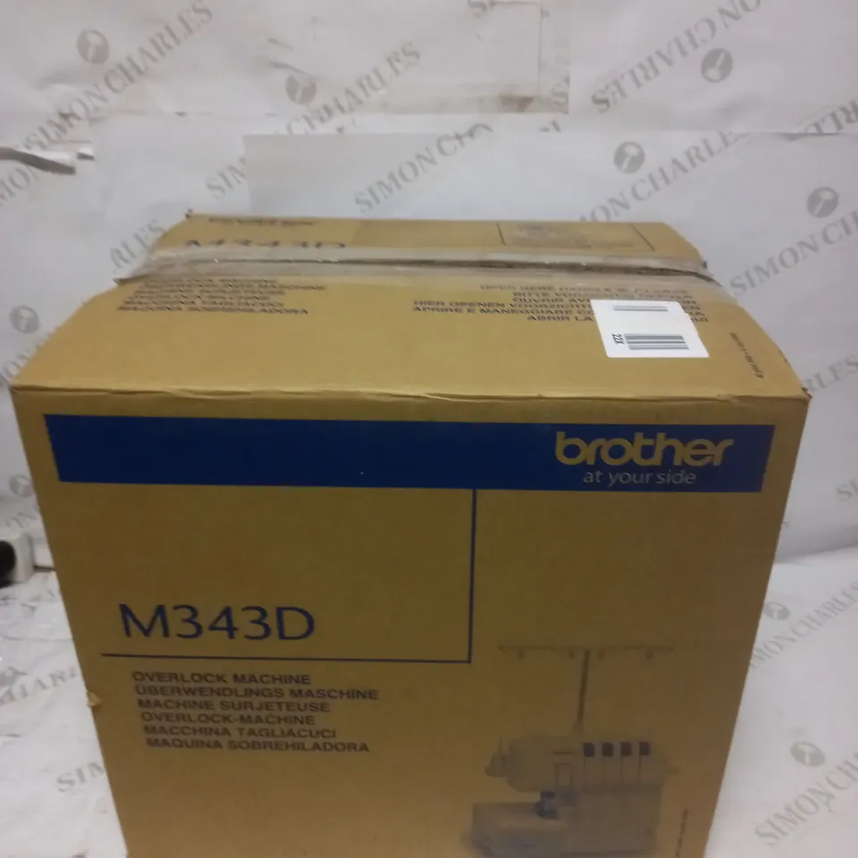 BROTHER M343D OVERLOCK MACHINE