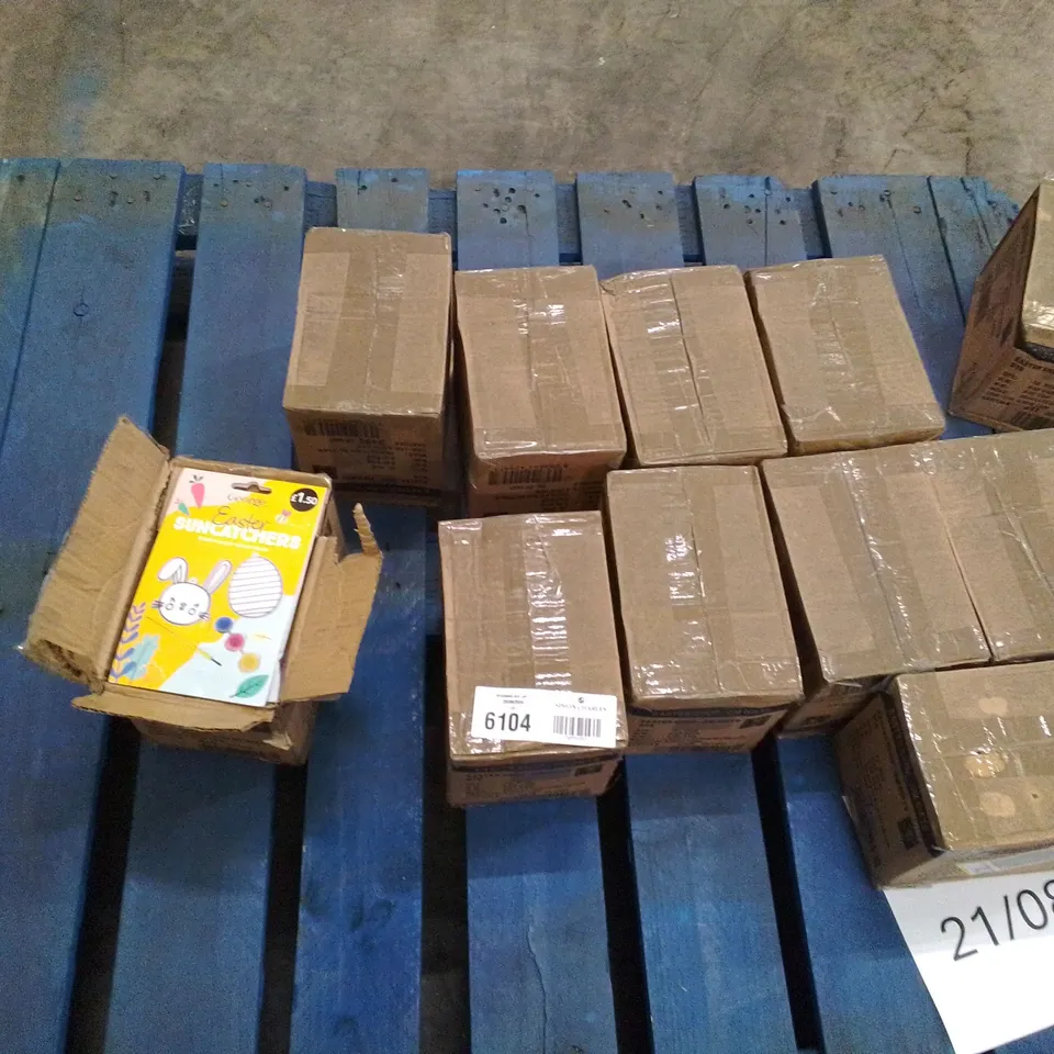 PALLET OF  APPROXIMATELY 11 BOXES OF 12 PACKS OF EASTER SUNCATCHERS