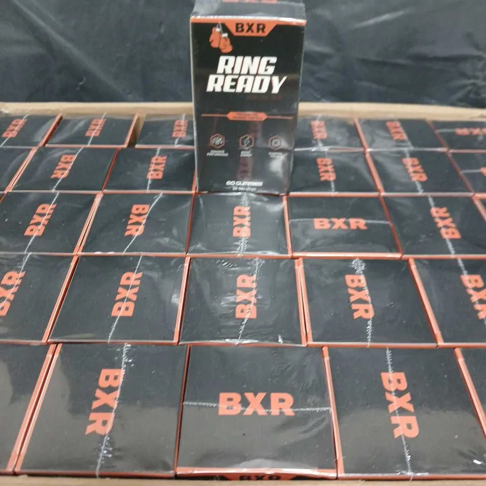 BOX OF APPROXIMATELY 75 SEALED BOXES OF BXR RING READY FOOD SUPPLEMENT GUMMIES - 60 GUMMIES PER BOX 