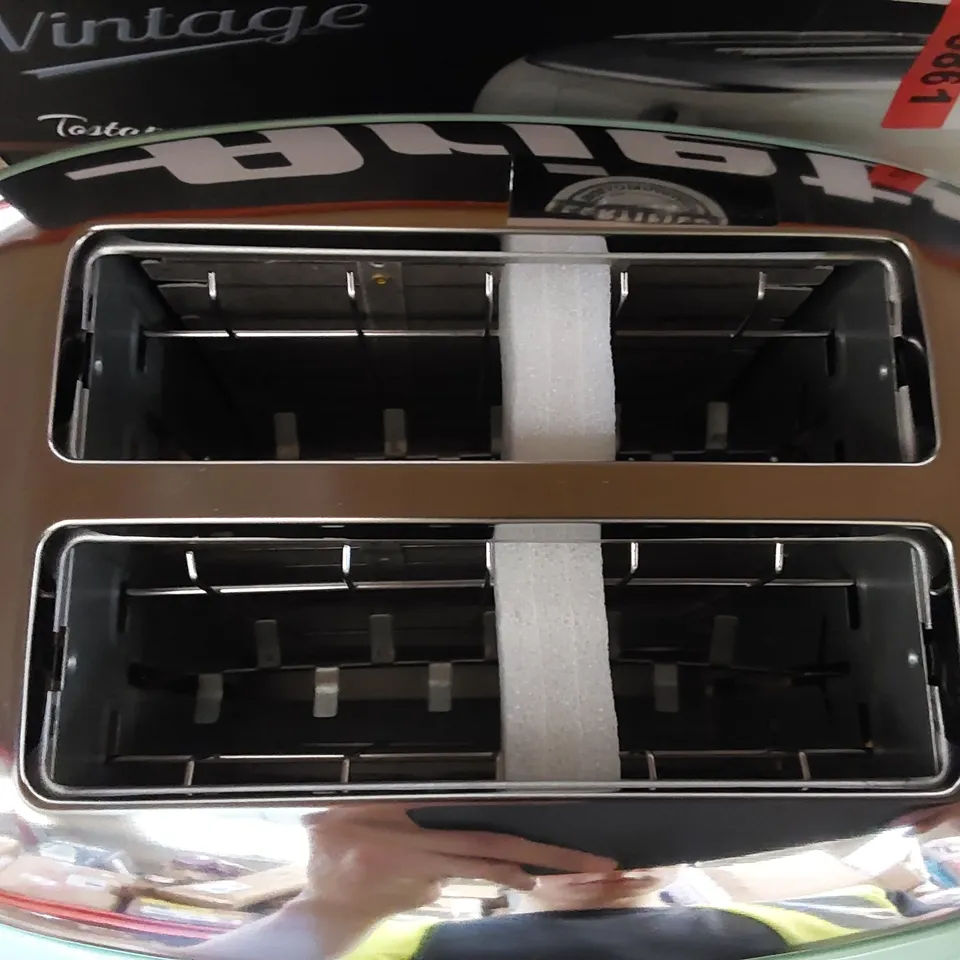 BOXED ARIETE VINTAGE STYLE TOASTER (1 BOX)