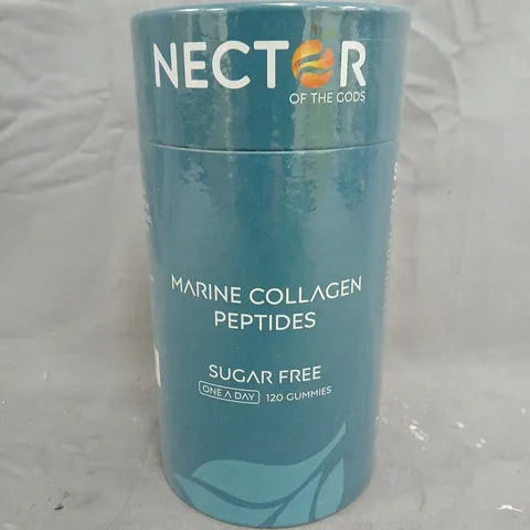 SEALED NECTAR OF THE GODS MARINE COLLAGEN PEPTIDES β 120 SUGAR FREE GUMMIES