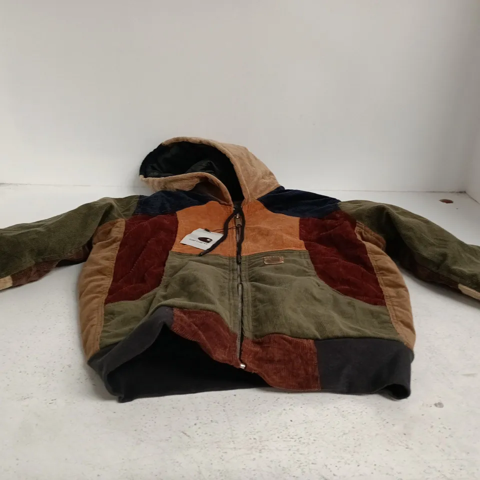 CARHARTT PATCHWORK CORDUROY JACKET – UK SMALL (S)